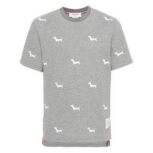 톰 브라운 도그 자수 티셔츠