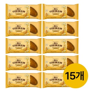 [맘스케이크] 우리밀 바나나빵 오리지널맛, 15개, 30g