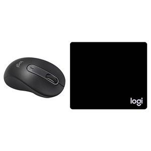 로지텍 시그니처 무선마우스 + 마우스 패드 일반형