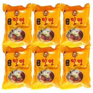 면마을 가야밀면 밀면사리 (2kg/10인분) x 6봉 업소용/대용량 총 60인분, 2kg, 6개