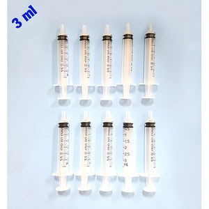사이언스몰 바늘없는 주사기 (3ml) 과학실험용 동물급식용 공예작품용 잉크충전용 화장품소분용, 10개