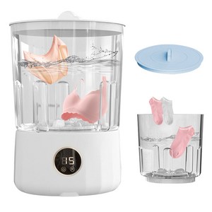 smabat 듀얼 통 소형 세탁기 가정용 세탁기 속옷 양말 나눠 세척 세탁기 무선 휴대용 원룸 기숙사 출장 여행