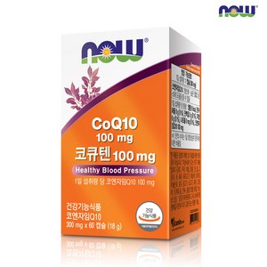 나우푸드 코큐텐 100mg 18g, 60정, 1개