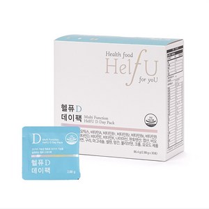 헬퓨 D데이팩 홍삼 프로바이오틱스 유산균 종합 멀티비타민, 1개, 86.4g