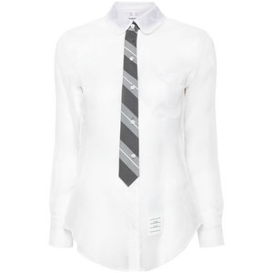 톰 브라운 오간자 실크 셔츠