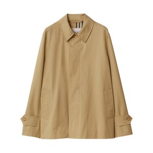 버버리 싱글 브레스티드 카 코트, 베이지계열, UK 8(KR 55)