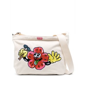 겐조 로고 패치 숄더 백