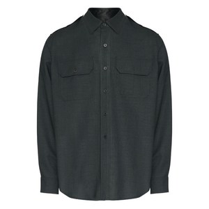 메종 마르지엘라 긴소매 셔츠, 그레이계열, Collar (cm) 40