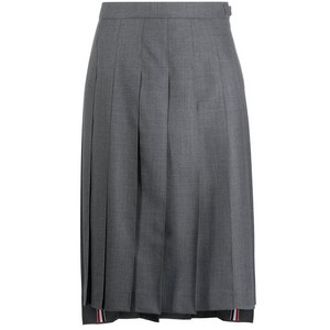 톰 브라운 플리츠 미디 스커트, 그레이계열, Italy 42(KR 66)