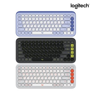 로지텍 코리아 정품 POP ICON KEYS 블루투스 키보드 커스터마이징 키