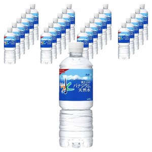 Asahi 맛있는 물 후지산의 바나듐 생수 페트병, 600ml, 24개