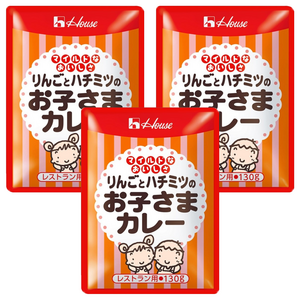 하우스푸즈 레스토랑용 사과와 꿀의 어린이 카레, 130g, 3개