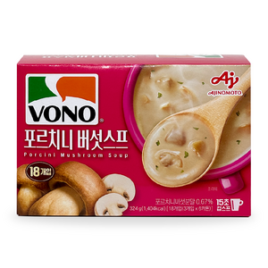 포르치니 버섯스프, 18g, 18개