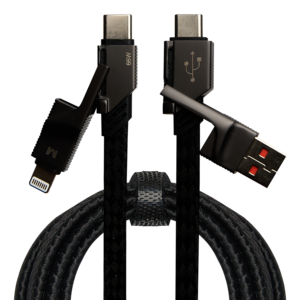 메이튼 4in1 쿼드러플 C to C 8핀 라이트닝 usb 타입 고속 충전케이블