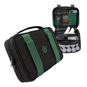 그리피스 골프 카트 파우치 카트걸이 가방 대용량 볼 주머니, 1개, 제트 블랙