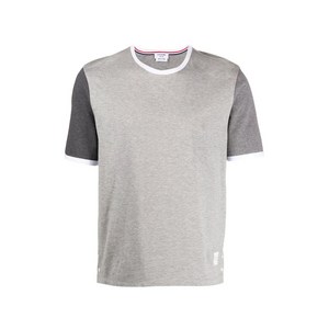 톰 브라운 콘트라스트 소매 티셔츠