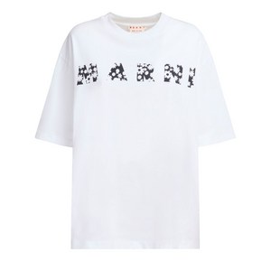 마르니 로고 프린트 티셔츠, 화이트계열, Italy 40(KR 55)
