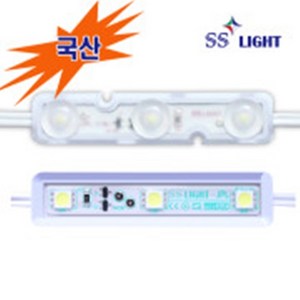 LED 3구모듈 간판LED, 적색 KR3, 1개