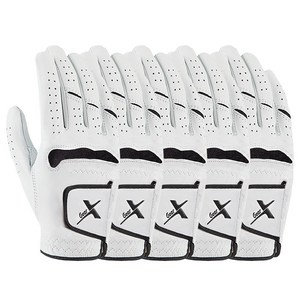 기어엑스 BFH3 소프트 양피 골프장갑 흰색 남성 오른손 5p, 화이트_BFH3, 24호(오른손), 5개