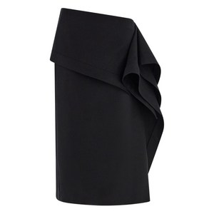 페라가모 비대칭 스커트, 블랙계열, Italy 40(KR 55)