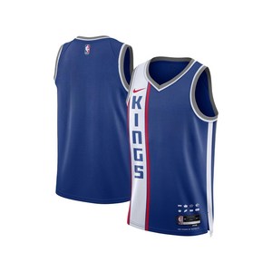 나이키 NBA 시티 새크라멘트 킹스 2023/24 스윙맨 저지 탑, 블루계열+화이트계열, Standard M(KR 100)