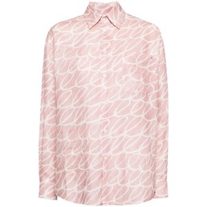 마르니 랜드스케이프 프린트 포플린 셔츠, 핑크계열+화이트계열, Italy 46(KR 66-77)