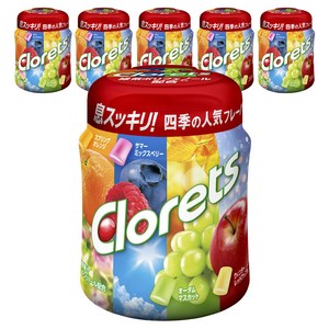 클로레츠 XP 시즌 어쏘트 보틀 R 스프링 오렌지 + 썸머 믹스베리 어텀 머스캣 윈터 레드애플, 140g, 6개