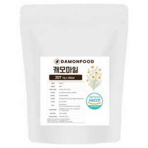 담온푸드 식약처 인증 캐모마일 티백