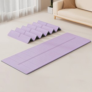 Annisely 요가매트 홈트 접이식 6mm, 1개, 퍼플