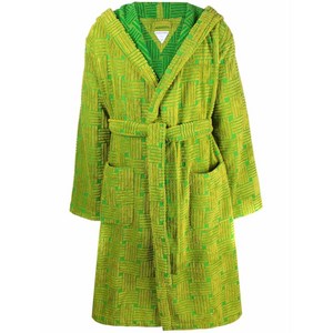 보테가 베네타 인트레치아토 패턴 벨트 가운