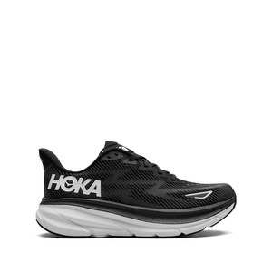 HOKA 클리프턴 9 블랙/화이트 스니커즈
