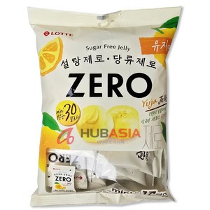 롯데제로 시트러스 유자 젤리 17개입, 238g, 3개