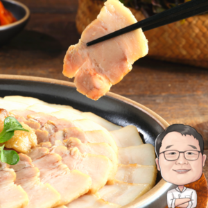 [100% 삼겹살] 수제 돼지고기 삼겹 보쌈 수육 [찐 전주맛집 끝강족발] 냉장 슬라이스, 300g, 2개, 냉장 수제 삼겹보쌈