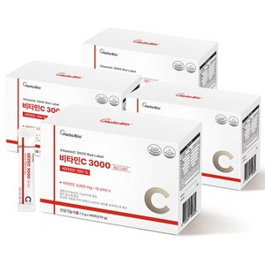 헬로바이오 맥스 비타민C 3000 레드라벨, 270g, 4개