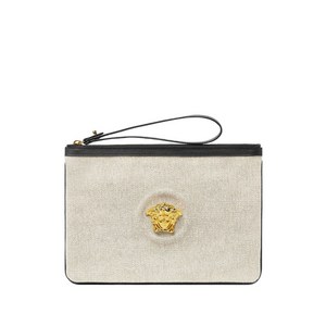 베르사체 라 메두사 캔버스 파우치