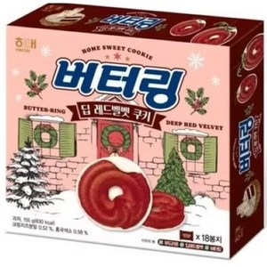 해태 버터링딥 레드벨벳 (사탕증정), 1개, 155g