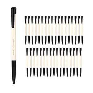 자바펜 e 오피스 볼펜 0.7mm, 블랙, 36개