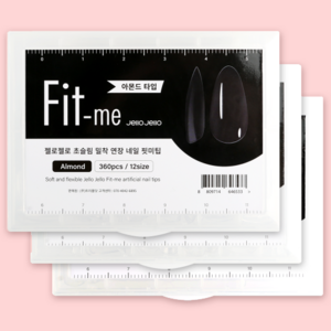 젤로젤로 핏미팁 팁연장네일 3가지(아몬드 코핀 스틸레토), 1개, 아몬드타입