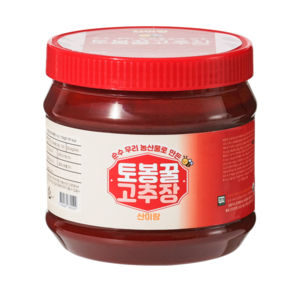 [우리 농산물100%] 산이랑 저당 토봉꿀 고추장, 1개, 1kg