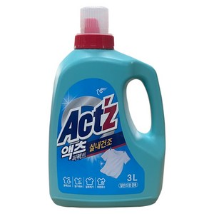 액츠 퍼펙트 실내건조 액상세제 본품, 3L, 2개