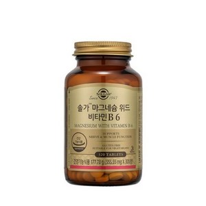 솔가 마그네슘 위드 비타민 B6, 320정, 1개