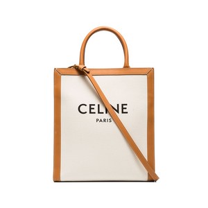 셀린느 카바스 로고 토트 백