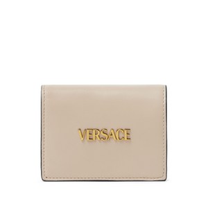 베르사체 로고 레더 지갑