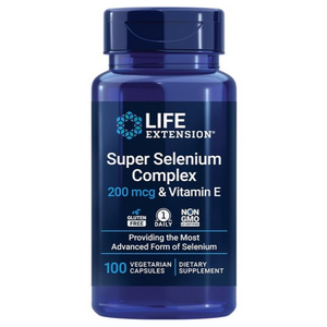 라이프익스텐션 슈퍼 셀레늄 콤플렉스 200mcg & 비타민 E 베지테리안 캡슐, 100정, 1개