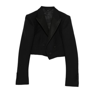 톰포드 더블 브레스티드 크롭 블레이저