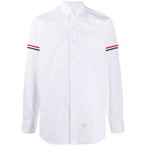 톰 브라운 RWB 스트라이프 버튼 셔츠