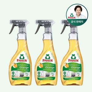 [김혜자 세제] 프로쉬 독일 가전 가구 오렌지 멀티 클리너 500ml 단품 청소 세제, ★가전 가구 오렌지 클리너 3개