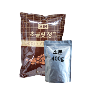 이홈베이킹 리얼청크초콜릿, 400g, 1개