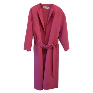 디올 벨트 코트