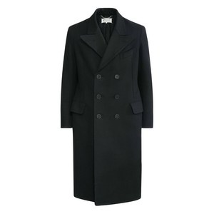 메종 마르지엘라 버진 울 더블 브레스티드 코트, 블랙계열, Italy 48(KR 100)